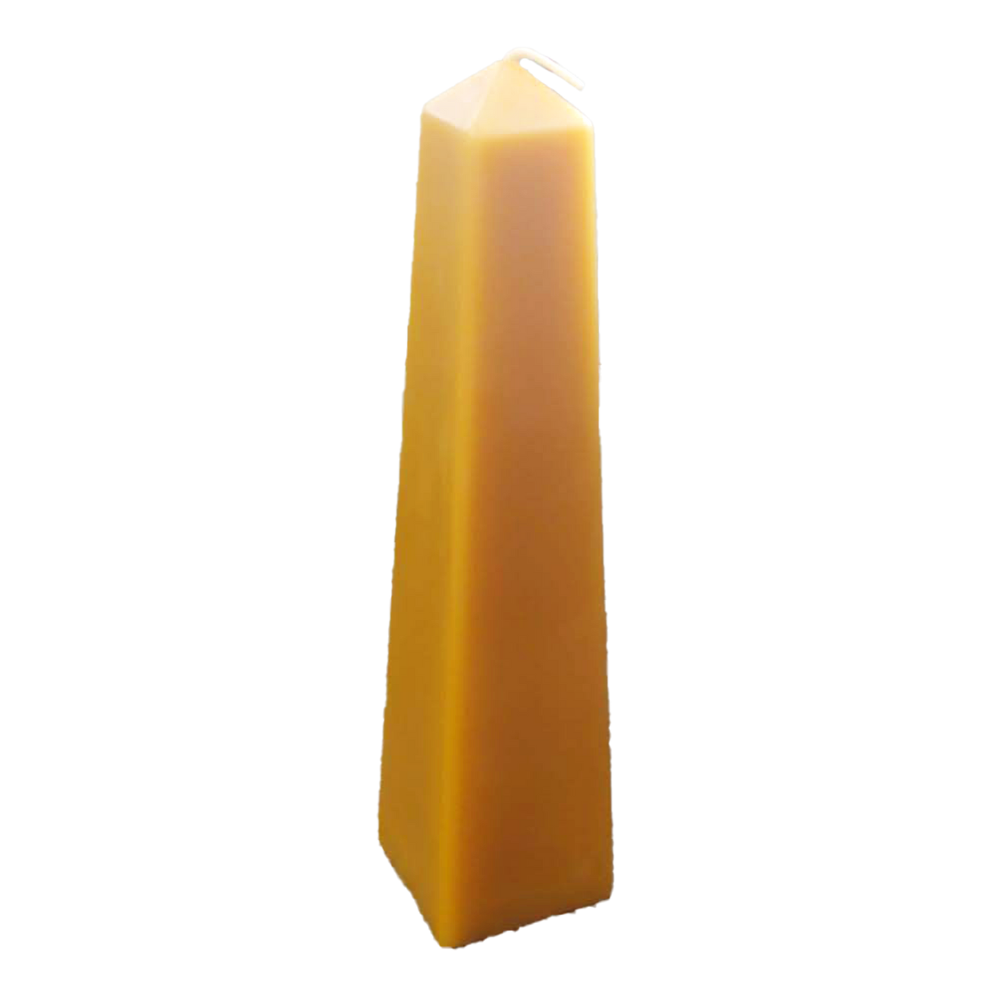 tall obelisk natural beeswax candle