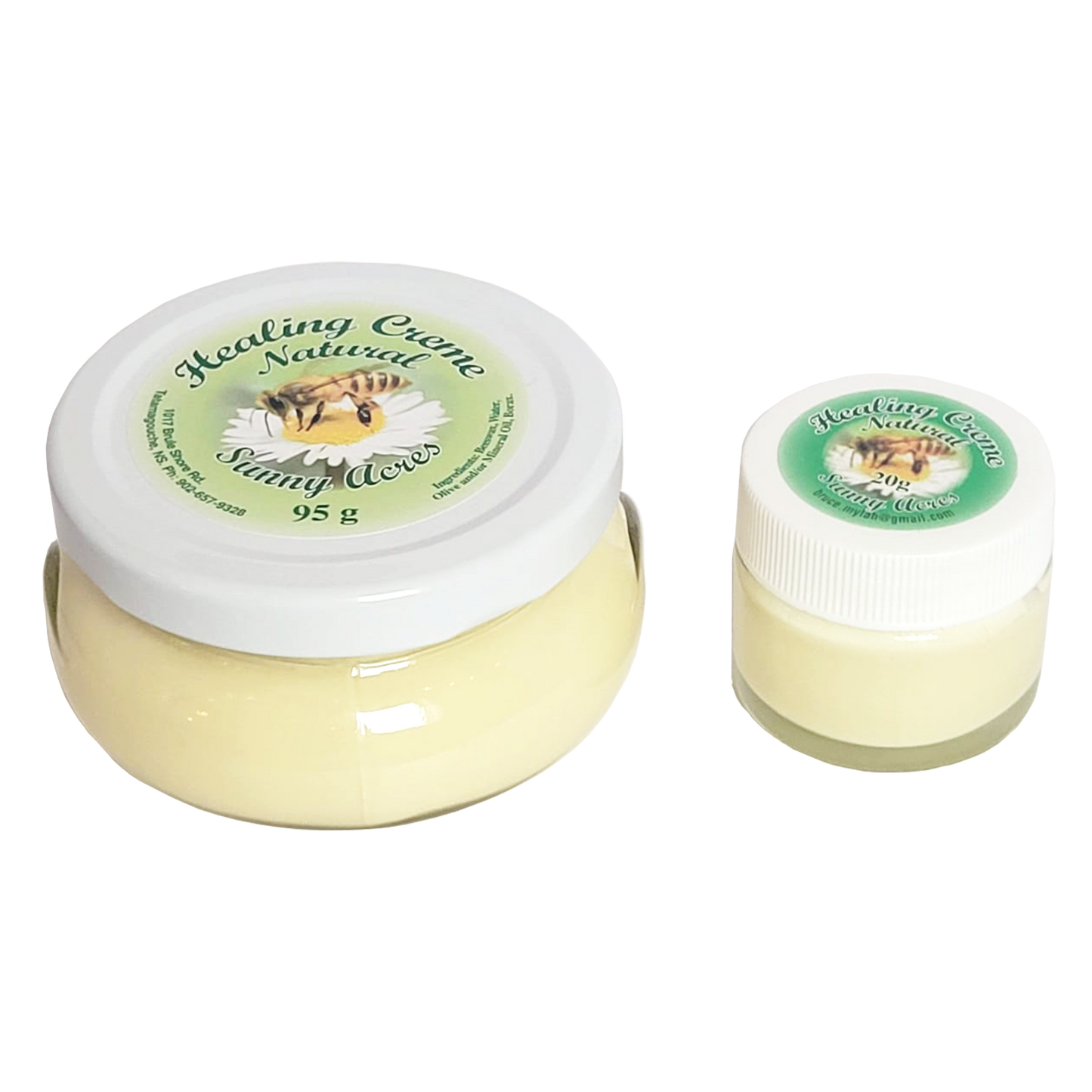 natural healing creme large and small