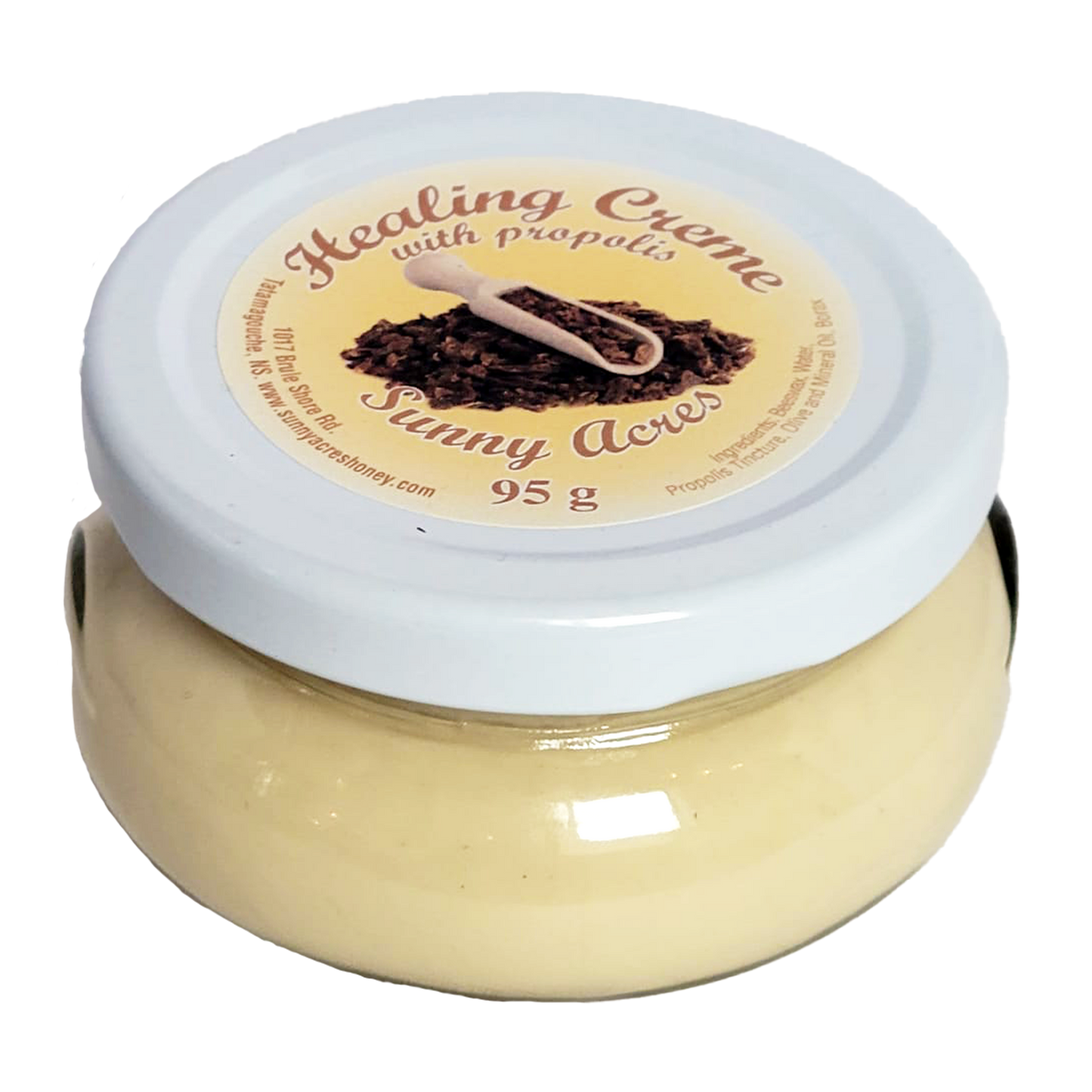 Large jar of propolis tincture healing creme