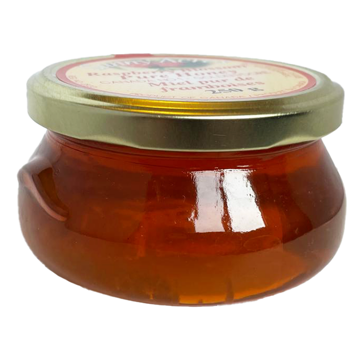 small jar raspberry blossom honey