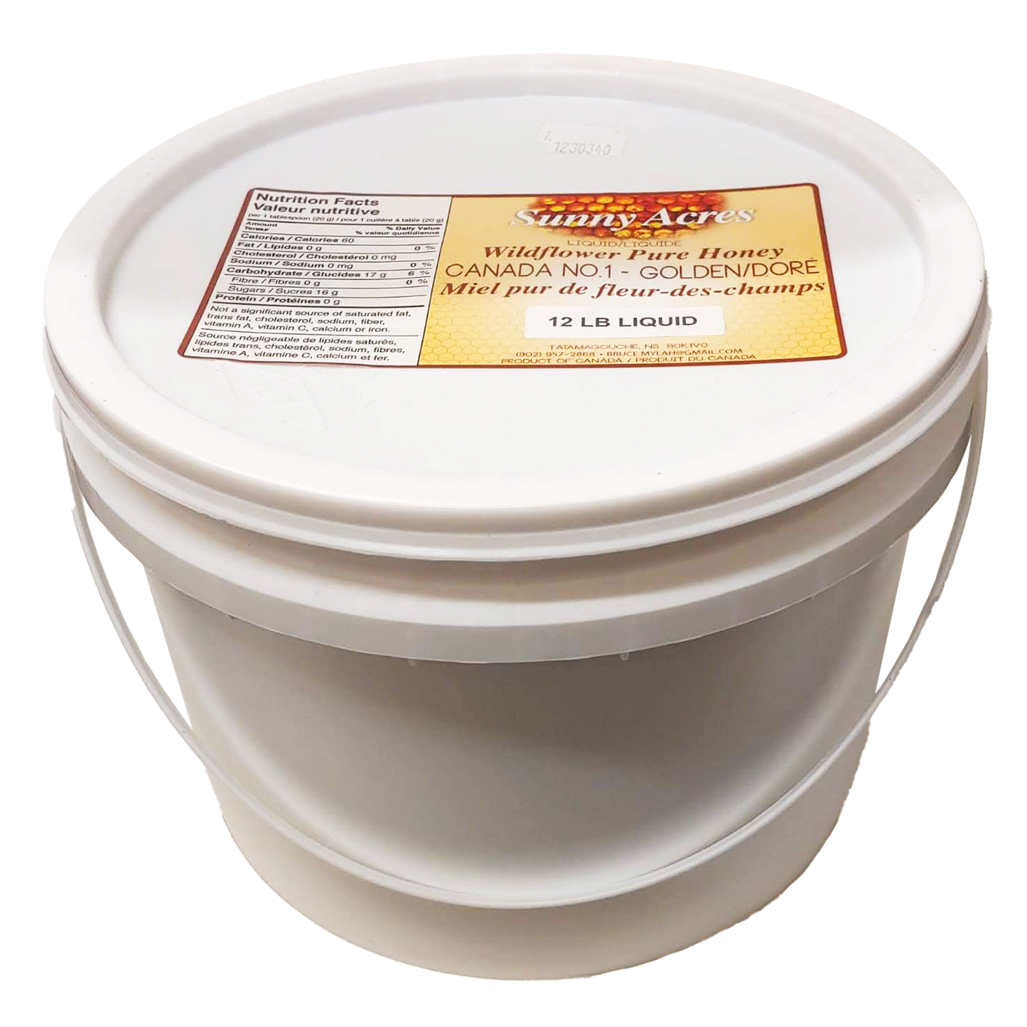 100% pure nova scotia wildflower honey