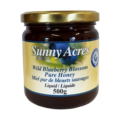Wild Blueberry Blossom Liquid Honey