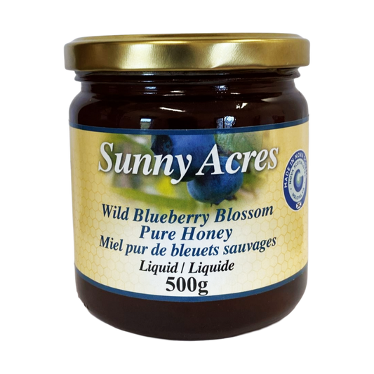 Wild Blueberry Blossom Liquid Honey