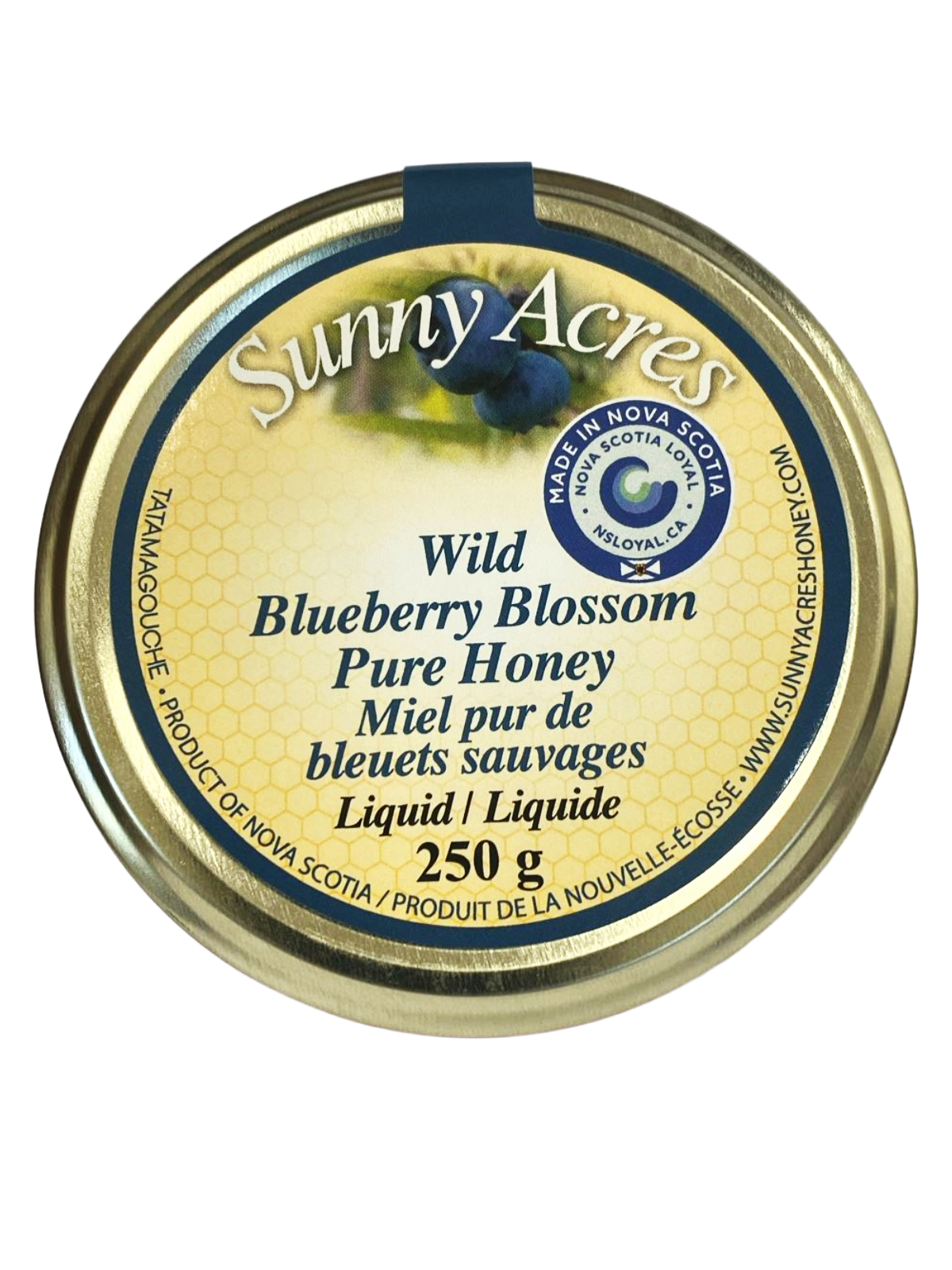 Wild Blueberry Blossom Liquid Honey