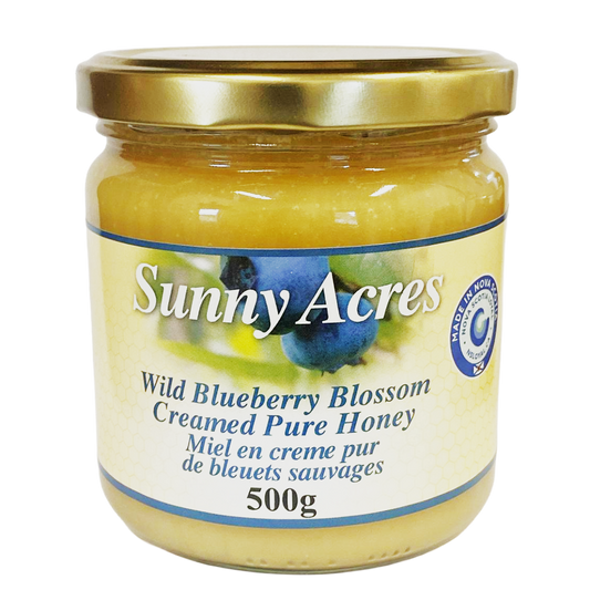 Wild Blueberry Blossom Creamed Honey