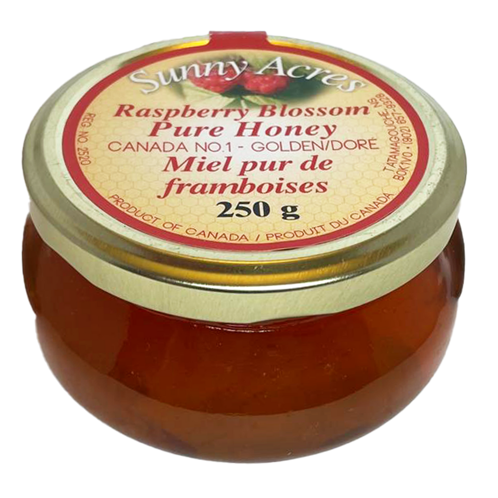 small jar raspberry blossom honey