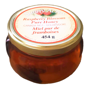 large jar raspberry blossom honey